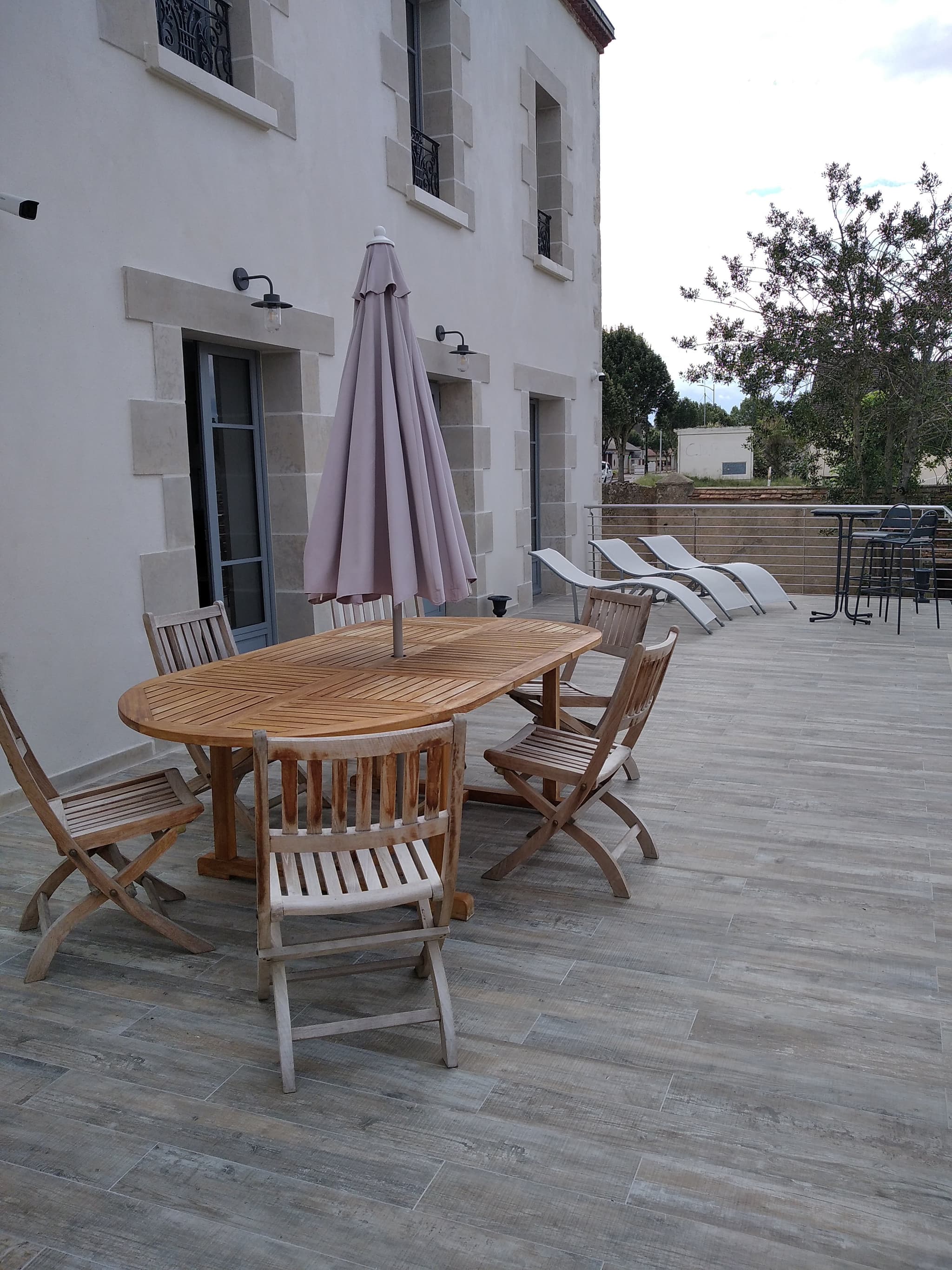Briare - Gite entre Loyre et Canaux - terrasse