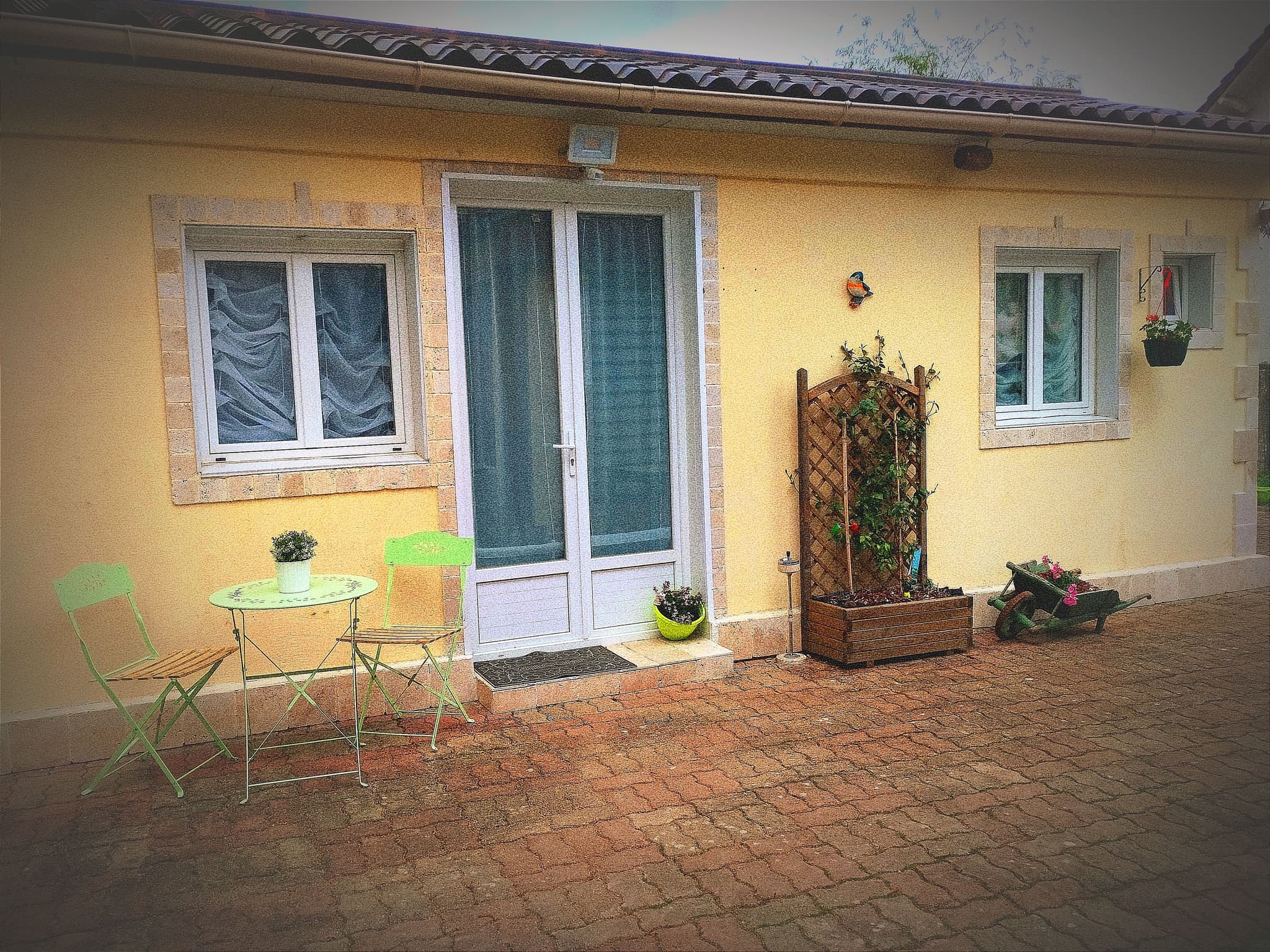 Façade devant du Gîte " Au muguet"