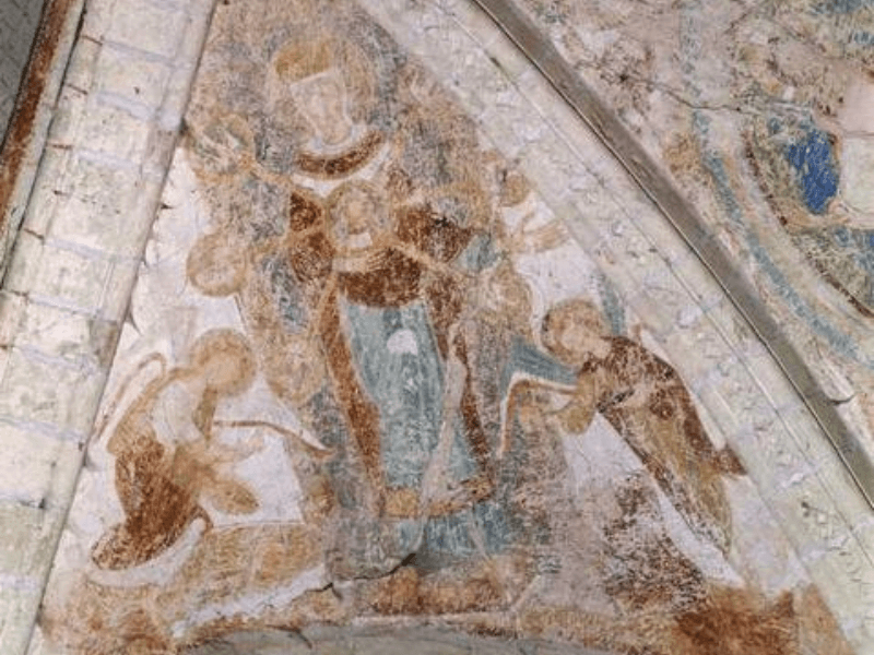 Sologne visite pays art et histoire église saint loup fresques