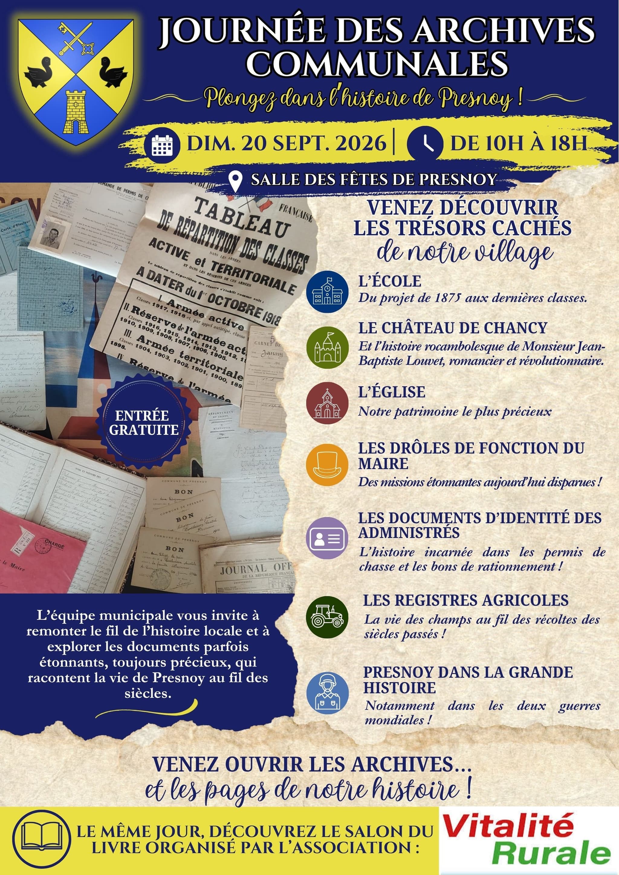 20-09-2026 Presnoy archives communales