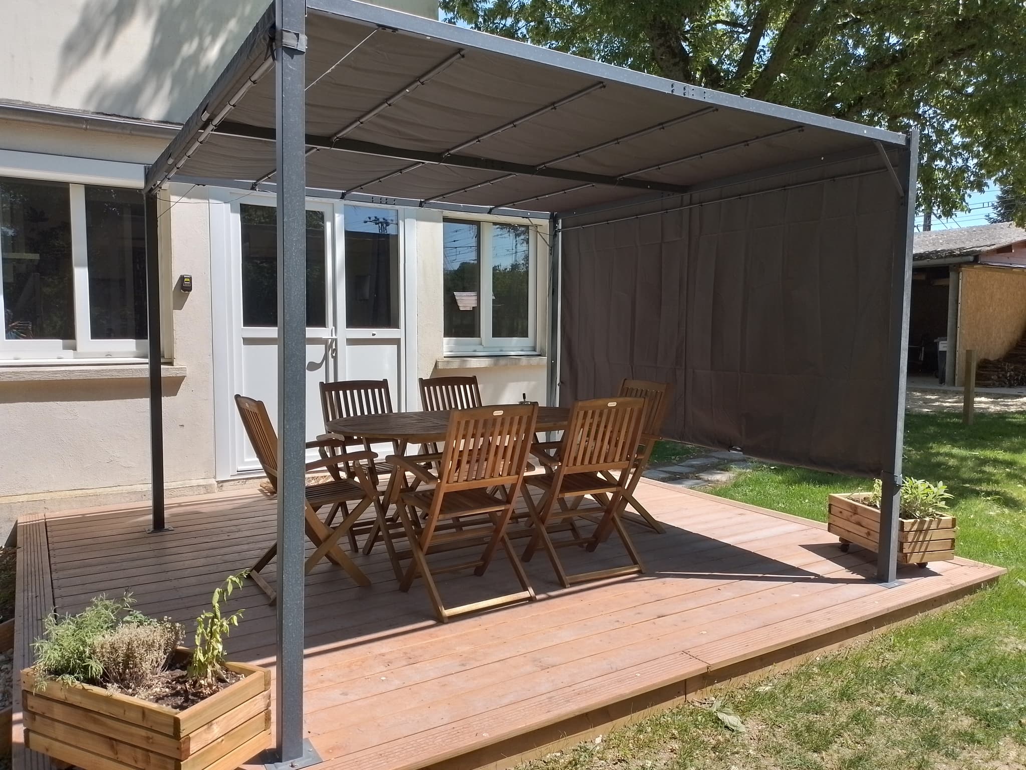 Terrasse - Gîte 6 personnes