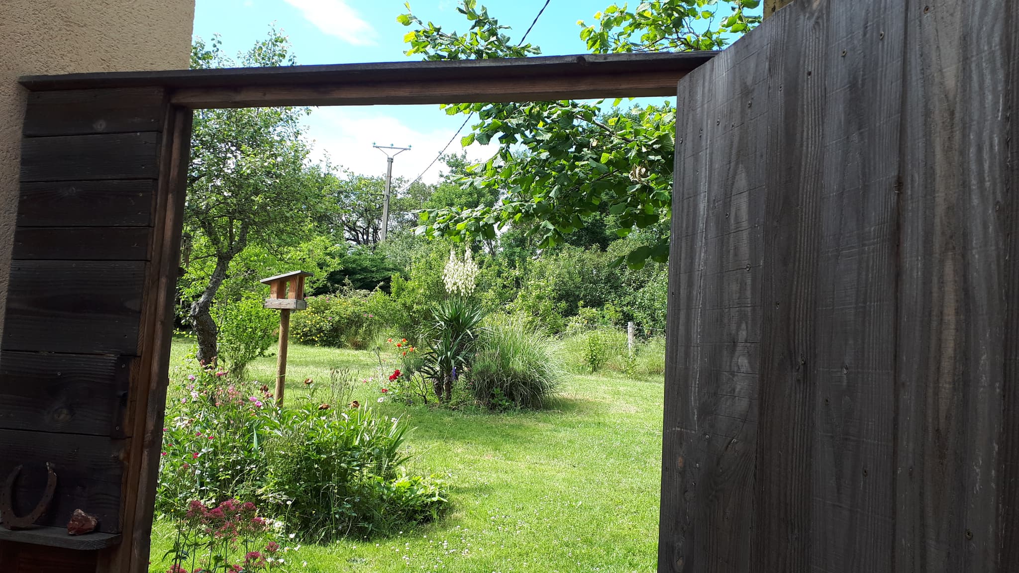 jardin du gîte