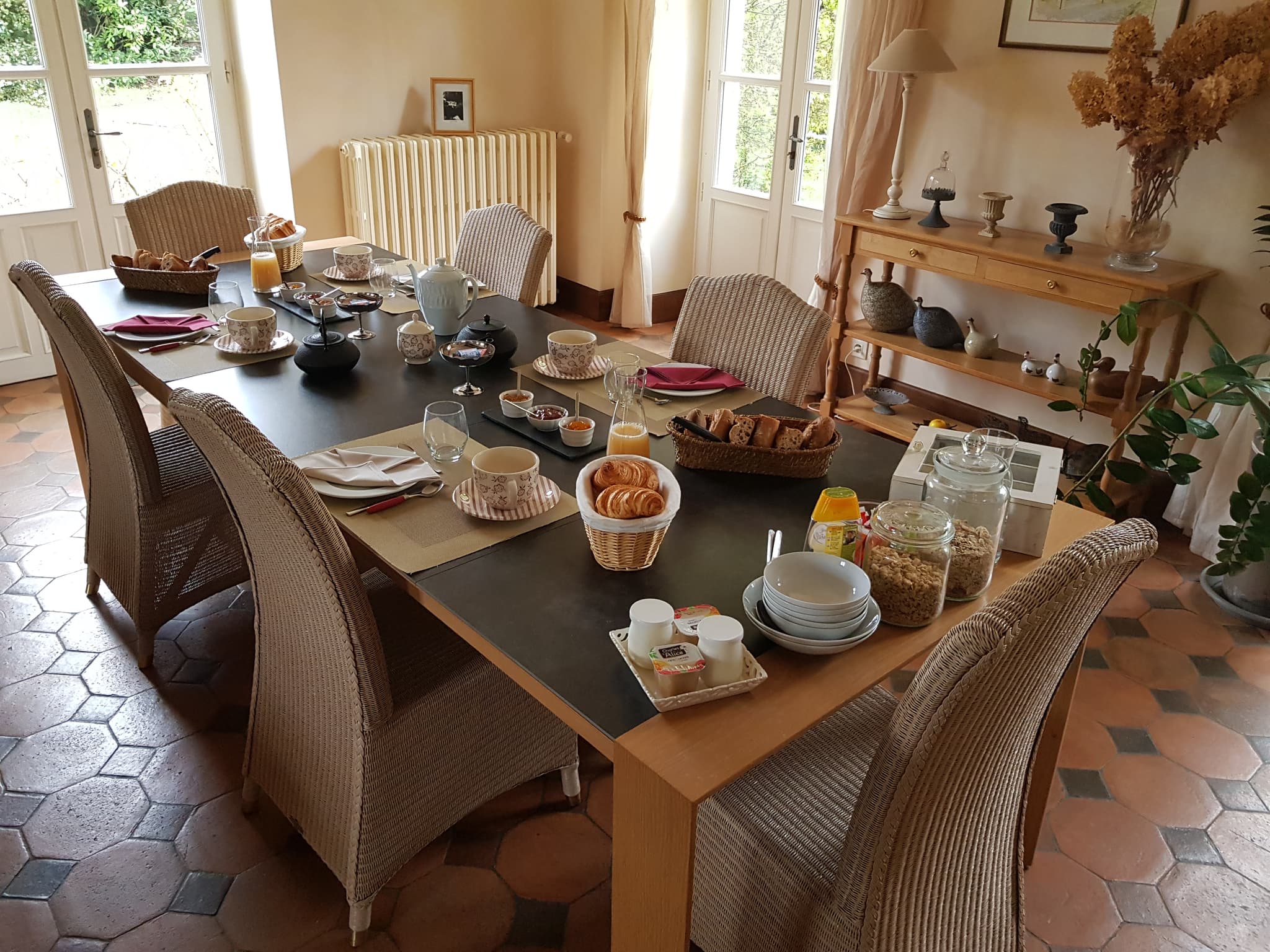 Petit déjeuner continental