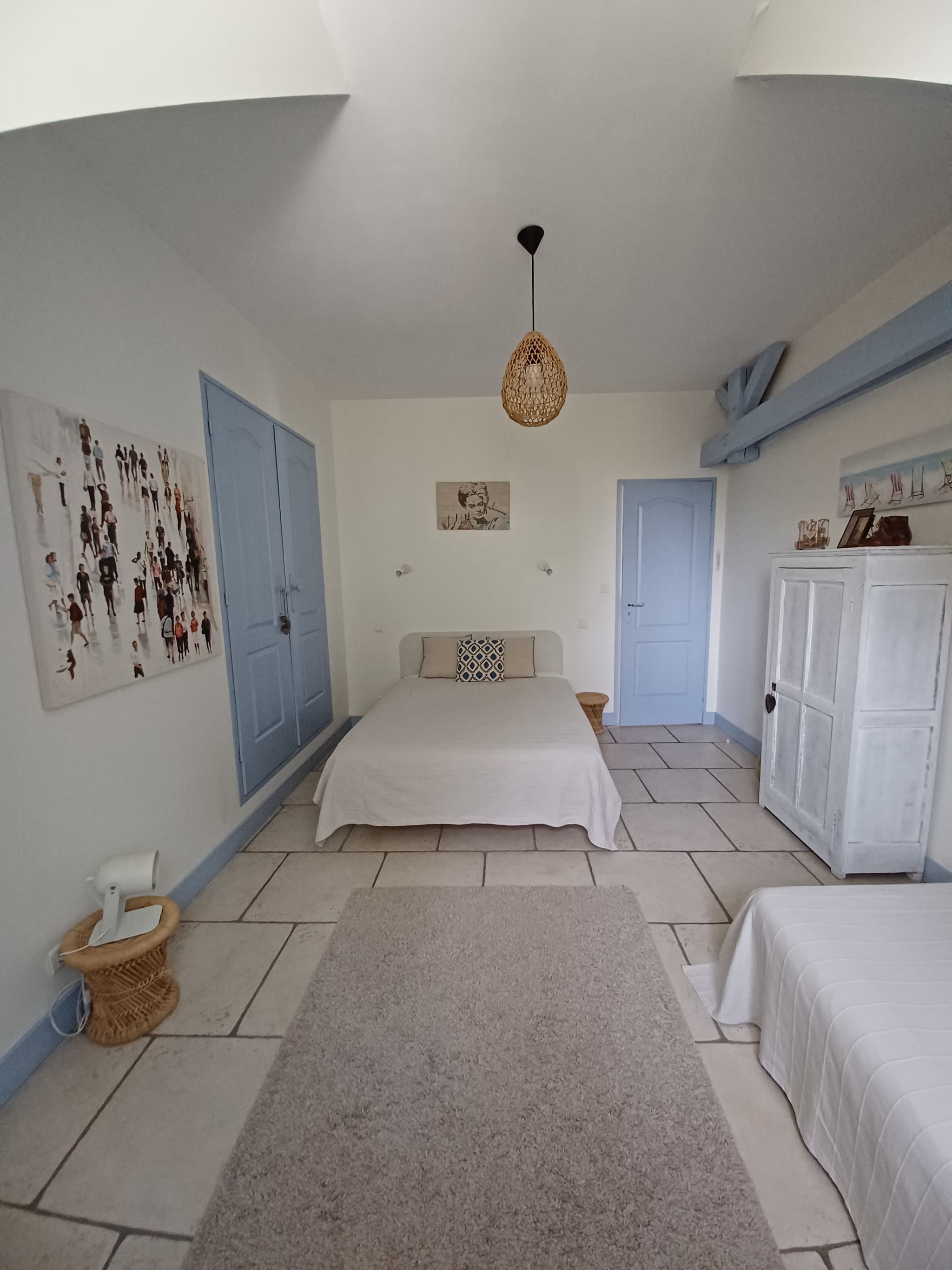 chambre bleue