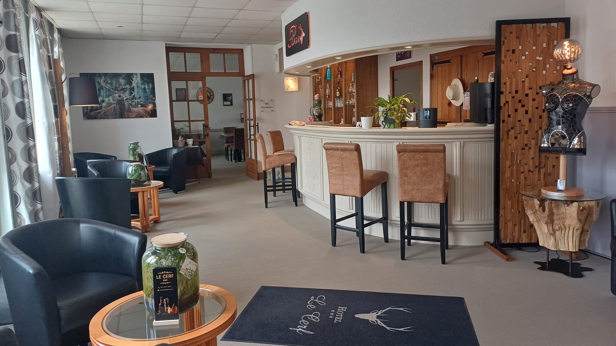 Briare - Hôtel le cerf -Accueil