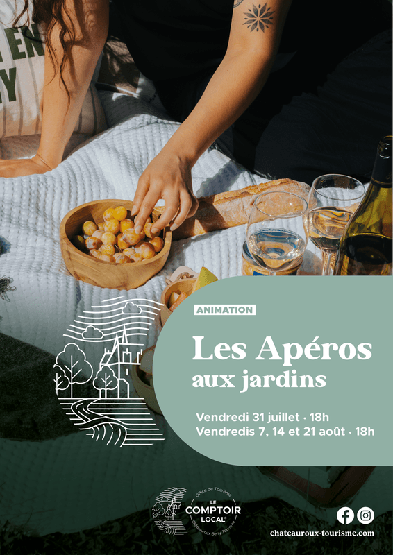 22 Apéros aux jardins