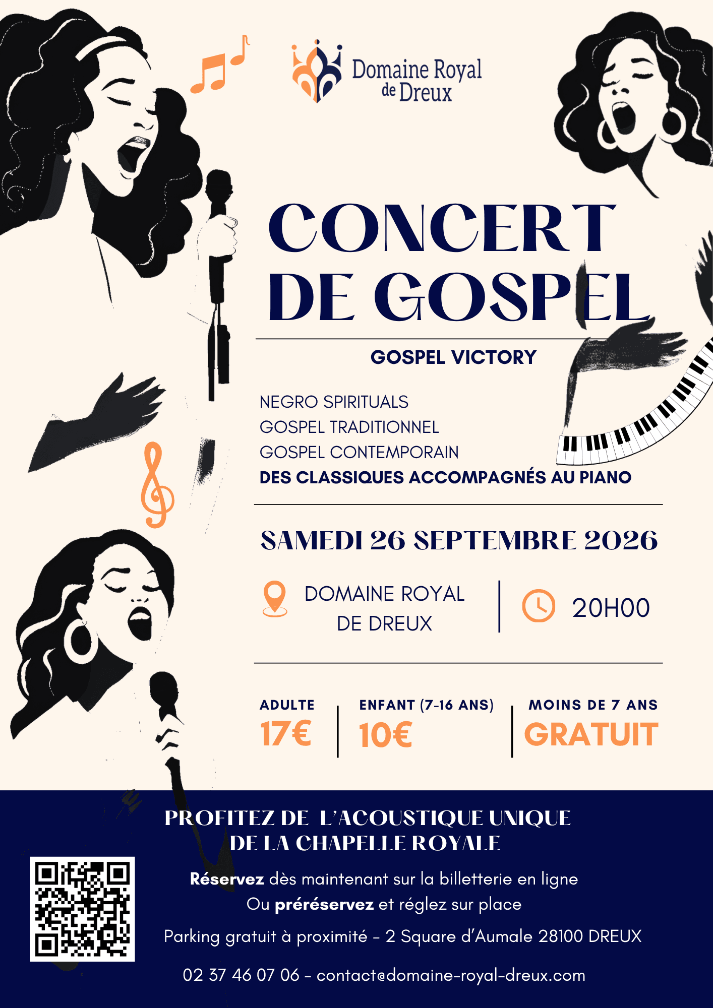 Dreux - Affiche gospel - 28 septembre 2024 - 1