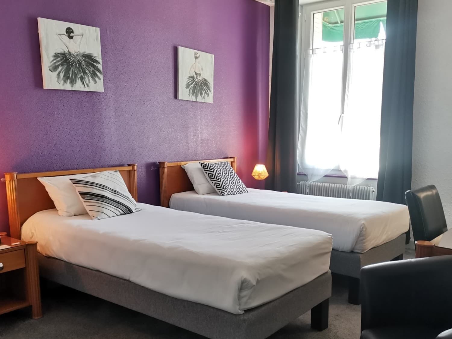 Briare - Hôtel le cerf -Chambre Twin