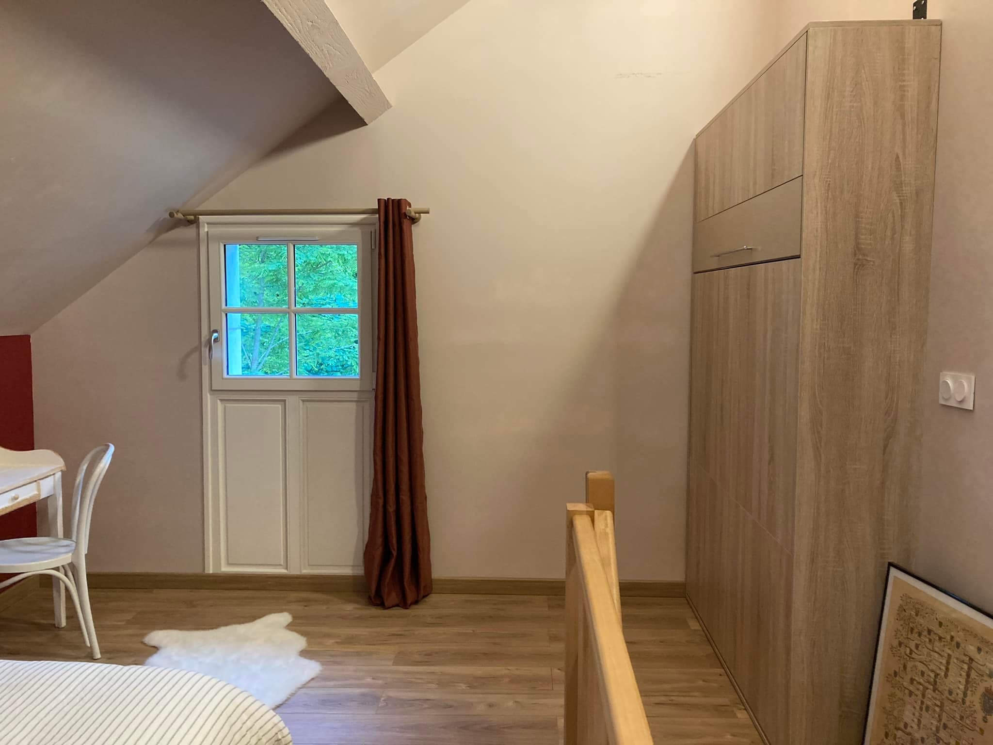 La chambre- le lit armoire