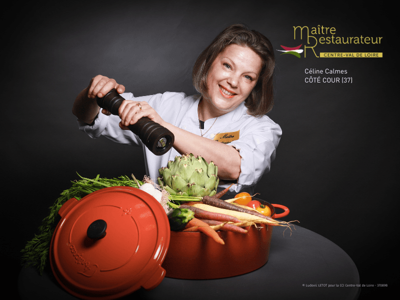 Céline Calmes, chef du retsaurant Côté Cour
