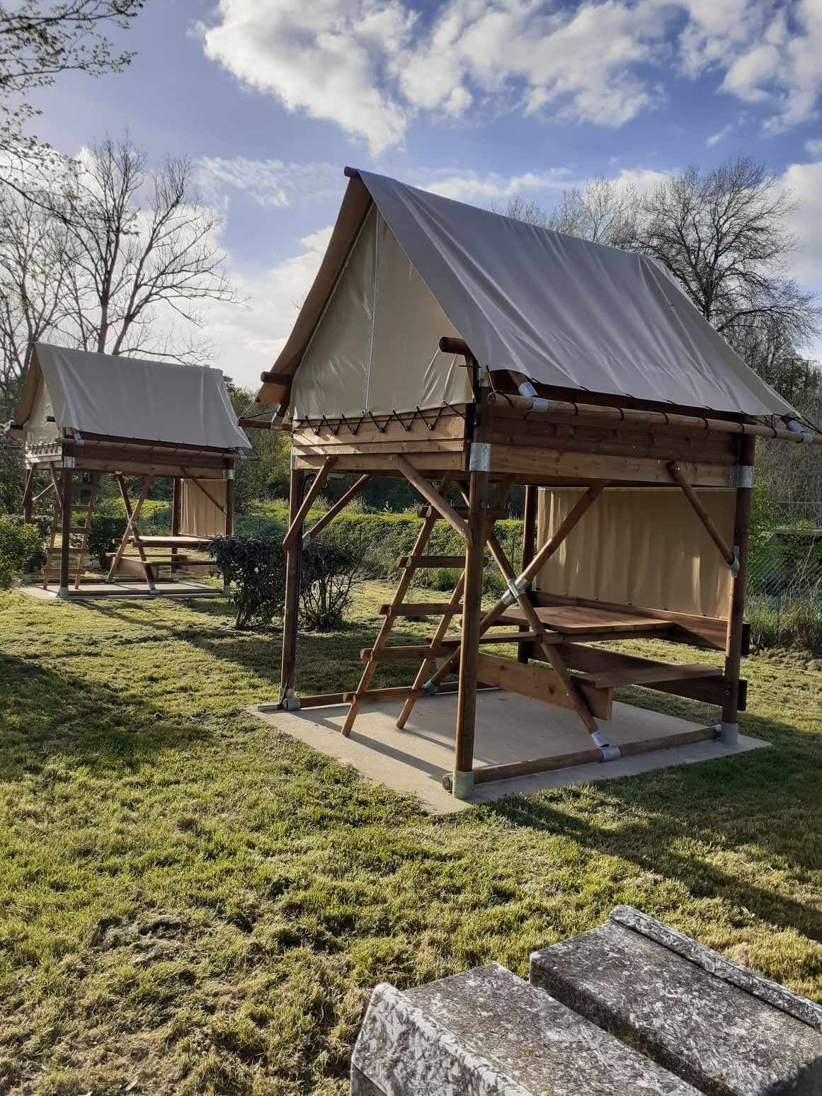 Ouzouer sur trézée-camping municipal de la Trézée- Bivouac