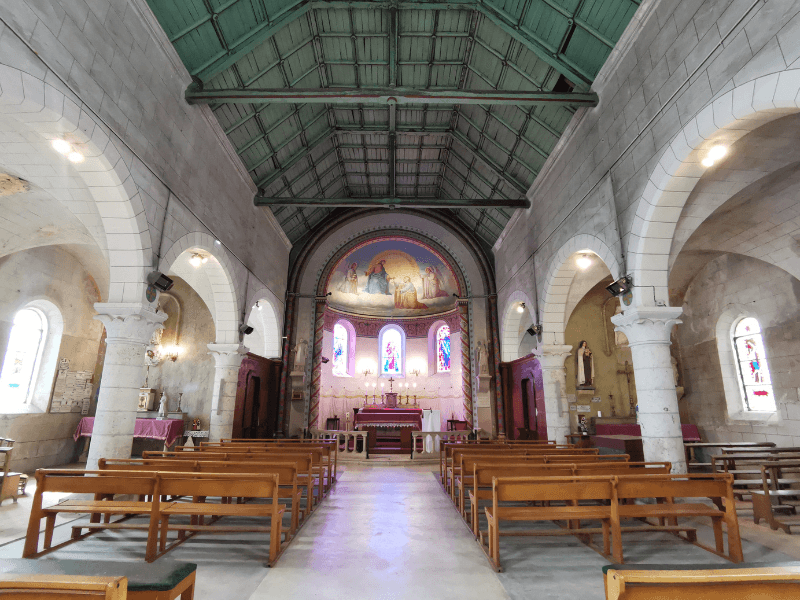 Sologne visite vélo pays art et histoire église de gièvres sellessurcher