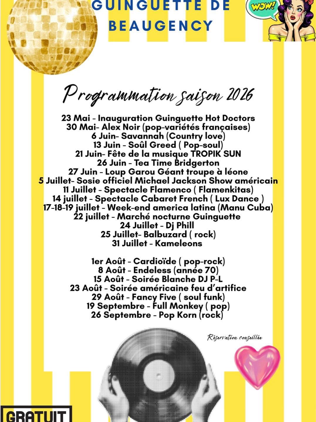 Programmation 2026