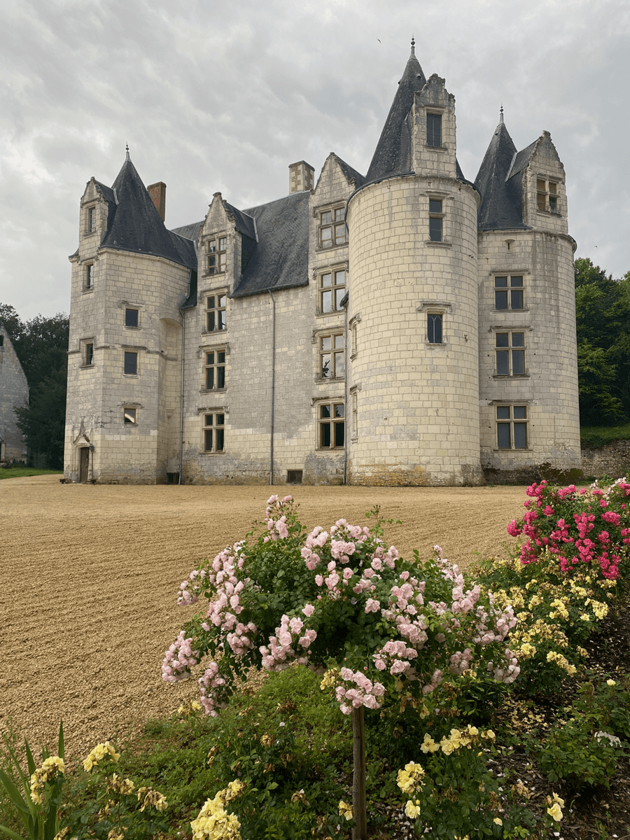 Château des Bréginolles - Anché, Val de Loire, France.