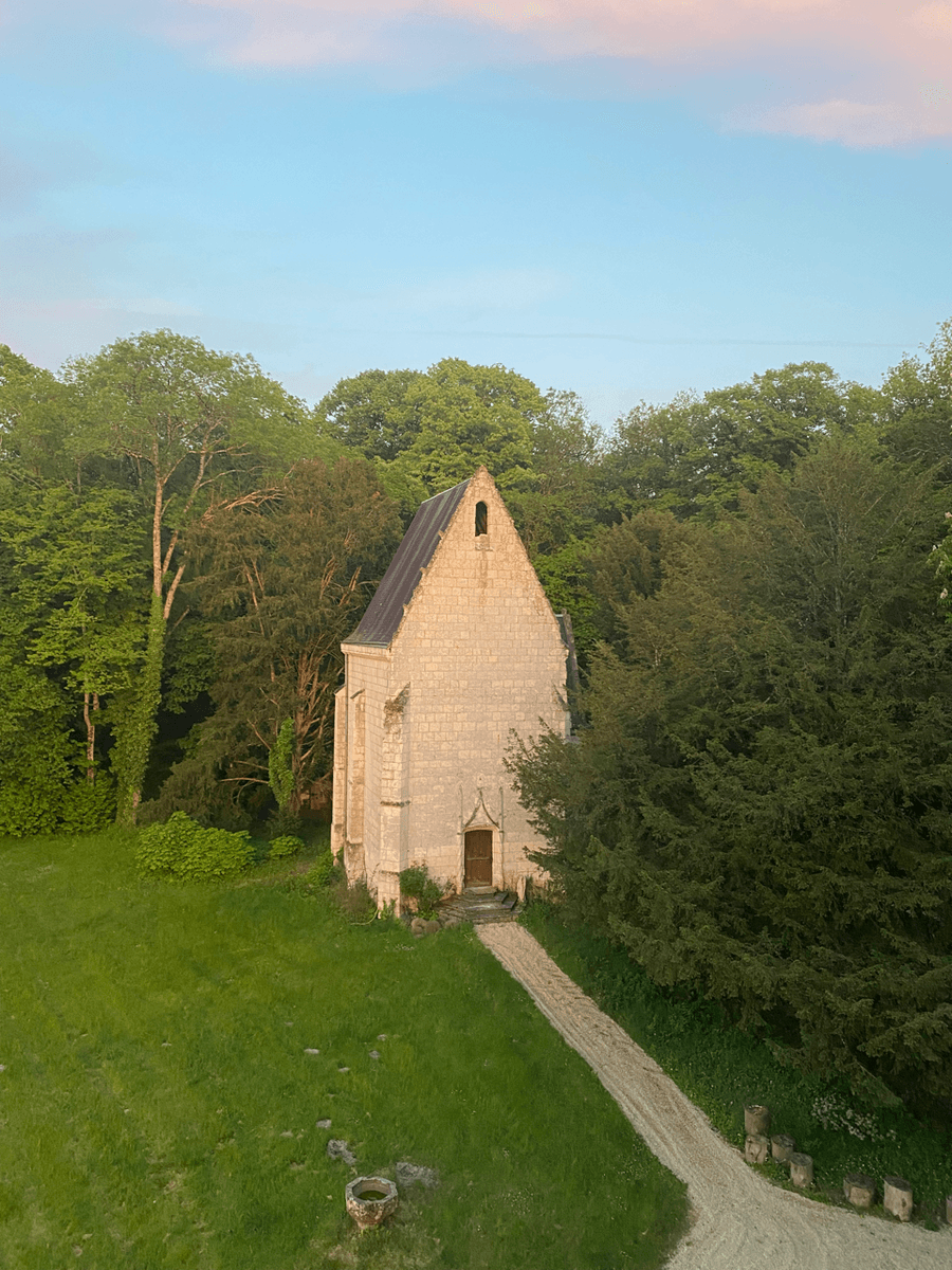 Château des Bréginolles - Anché, Val de Loire, France.