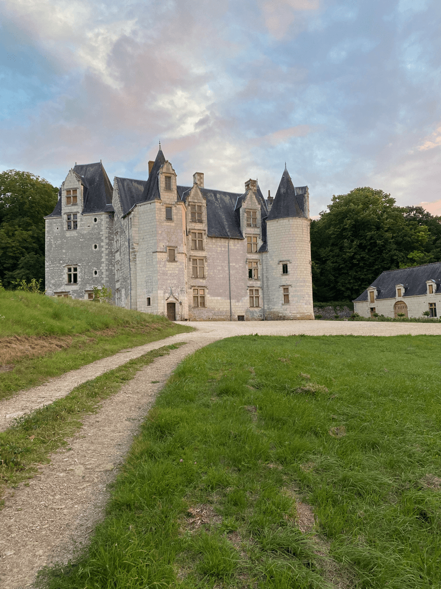 Château des Bréginolles - Anché, Val de Loire, France.