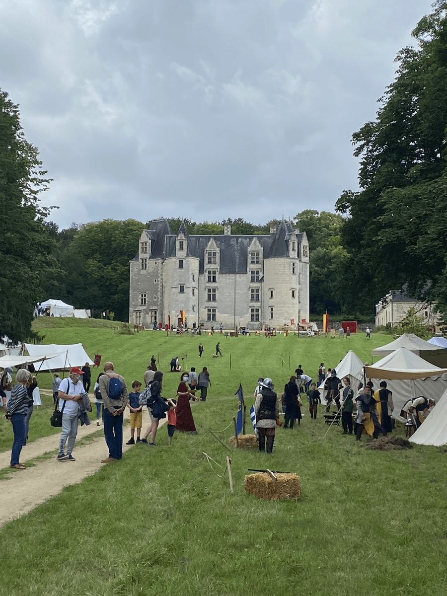 Château des Bréginolles - Anché, Val de Loire, France.