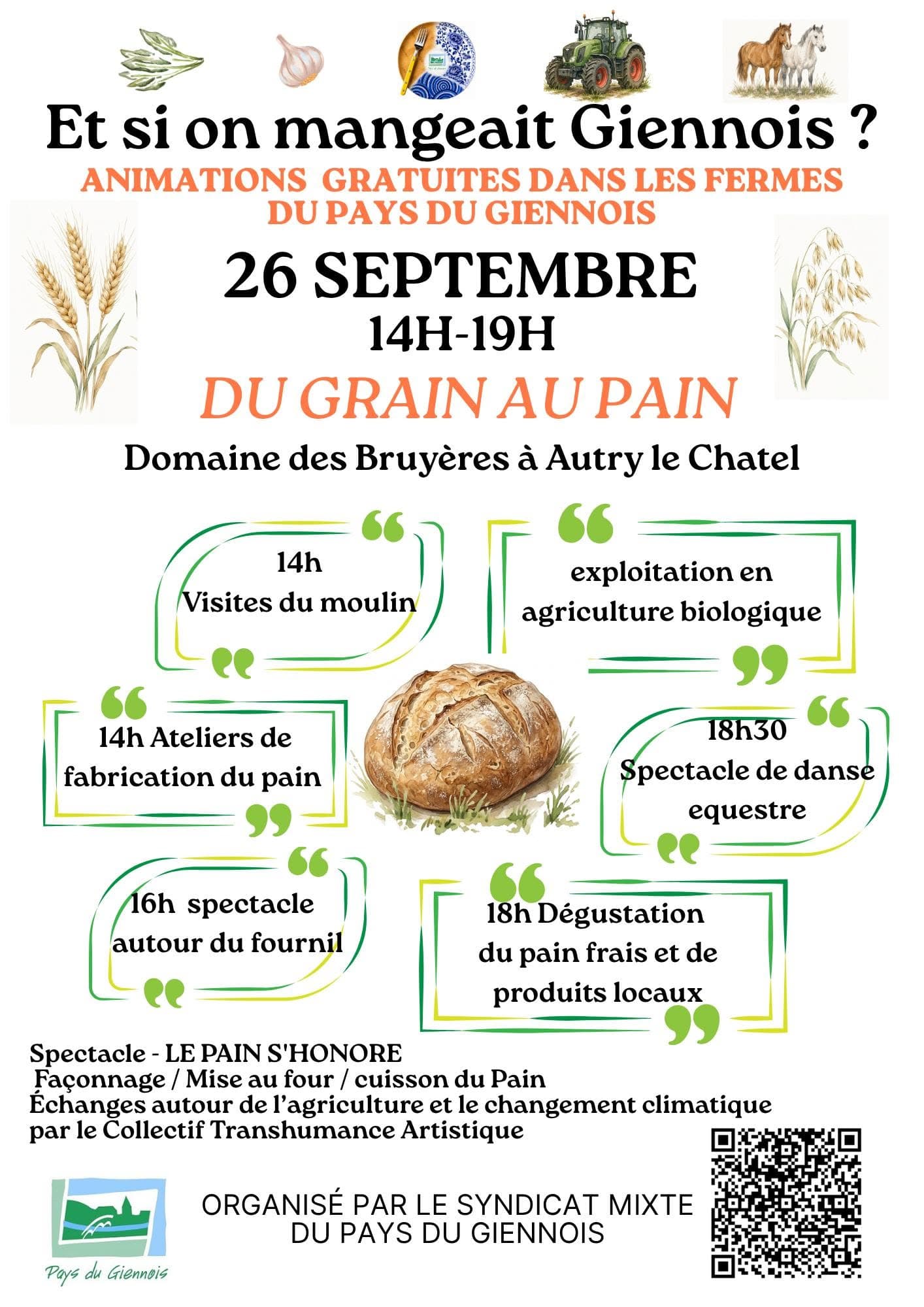 Affiche Du grain au pain