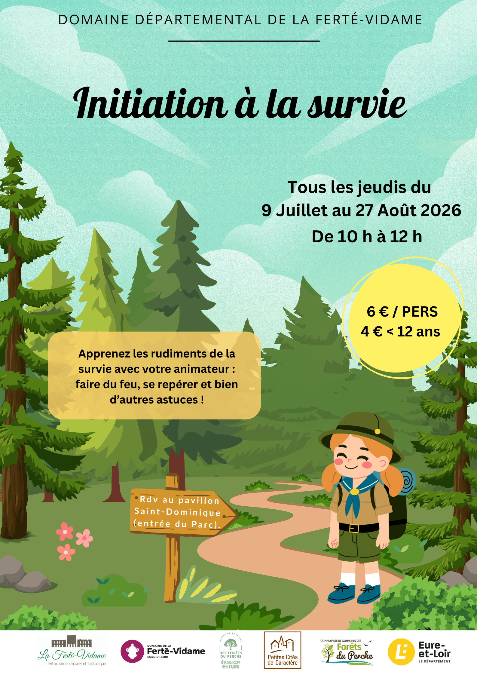 Affiche initiation a la survie - 1