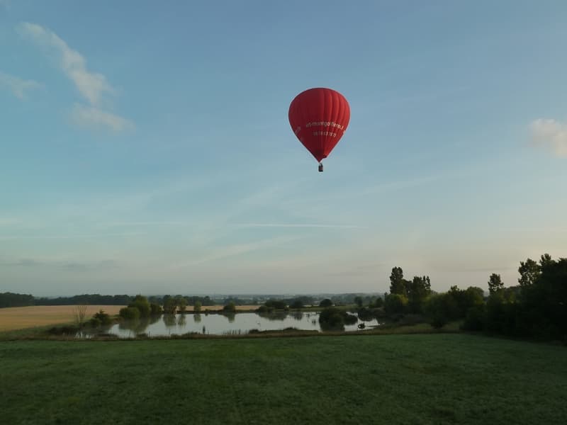 Vol de la Brenne en montgolfière