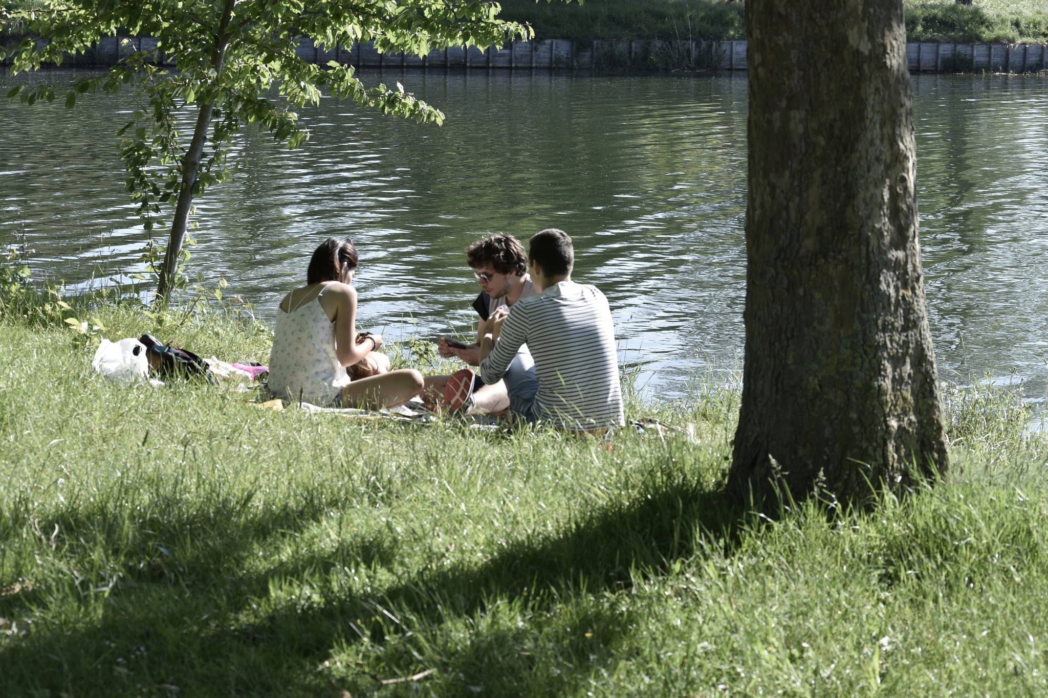 Balade autour du plan d'eau