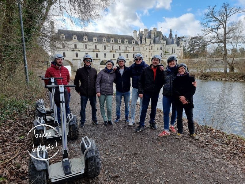 Balade-entre-amis-gyroway-Chenonceaux