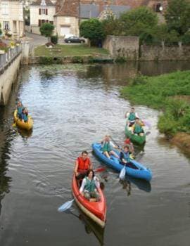 Canoë sur l'Anglin