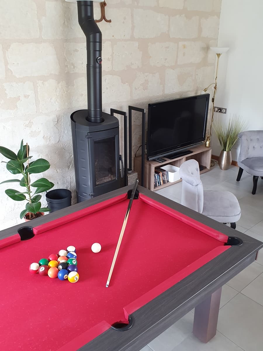 CHOUZE SUR LOIRE- LA GRANGE DE LA HURTAUDERIE-Billard