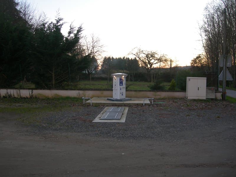 Borne de camping car de Tournon-Saint-Martin