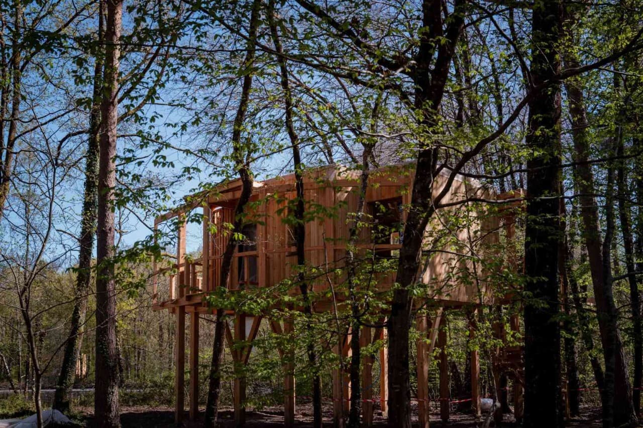 Cabane en chantier