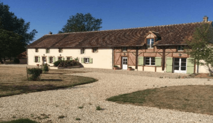 Thou -Gîte des vergers la Puisaye de vignelle-façade