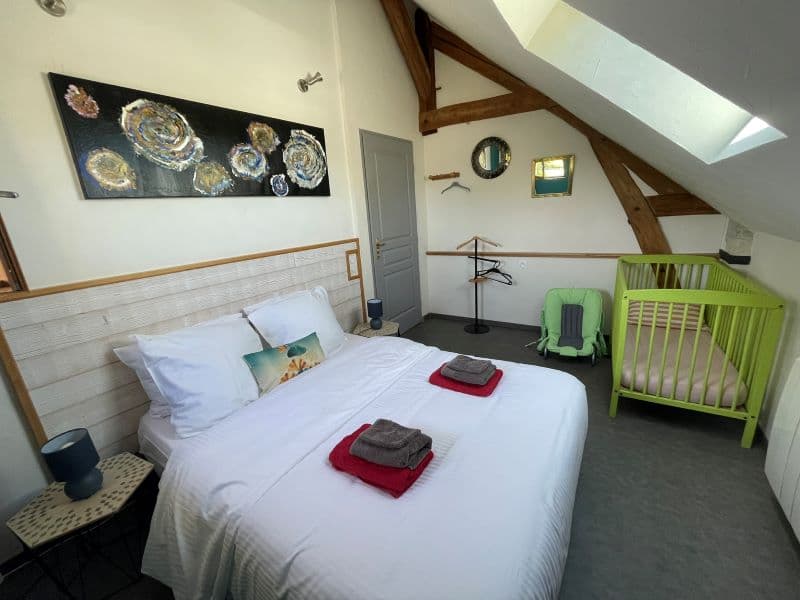 Les prairies du Val d'Amboise Chambre Loire lit bébé