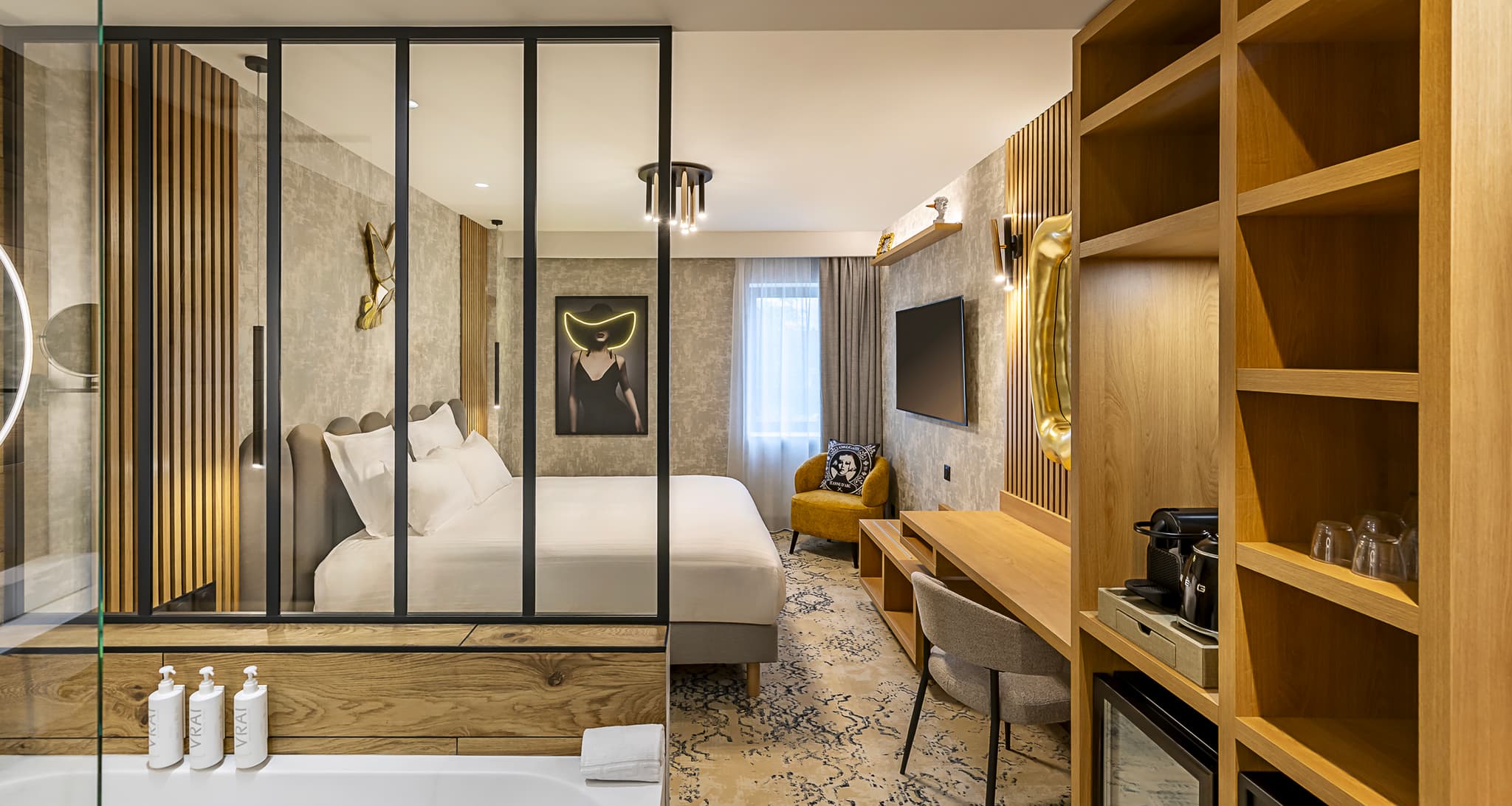 Chambre R1 vue sur chambre