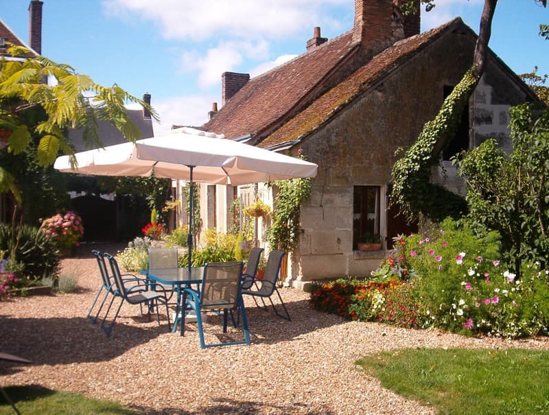Chambres côté jardin à Villiers-sur-Loir