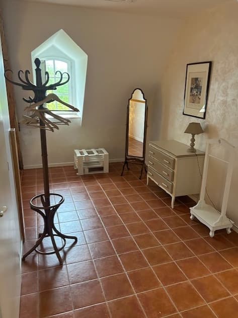 Chambre fleurs blanches