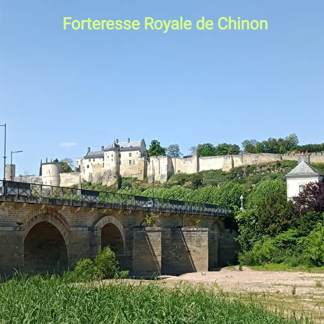 ACVL-BREHEMONT- Gîte les roses de Loire-Stab Aout 2035-Chinon Forteresse Royale