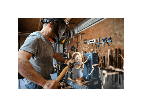 Creusage en bois vert