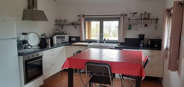 Cuisine équipée Gîte la Poquionnerie