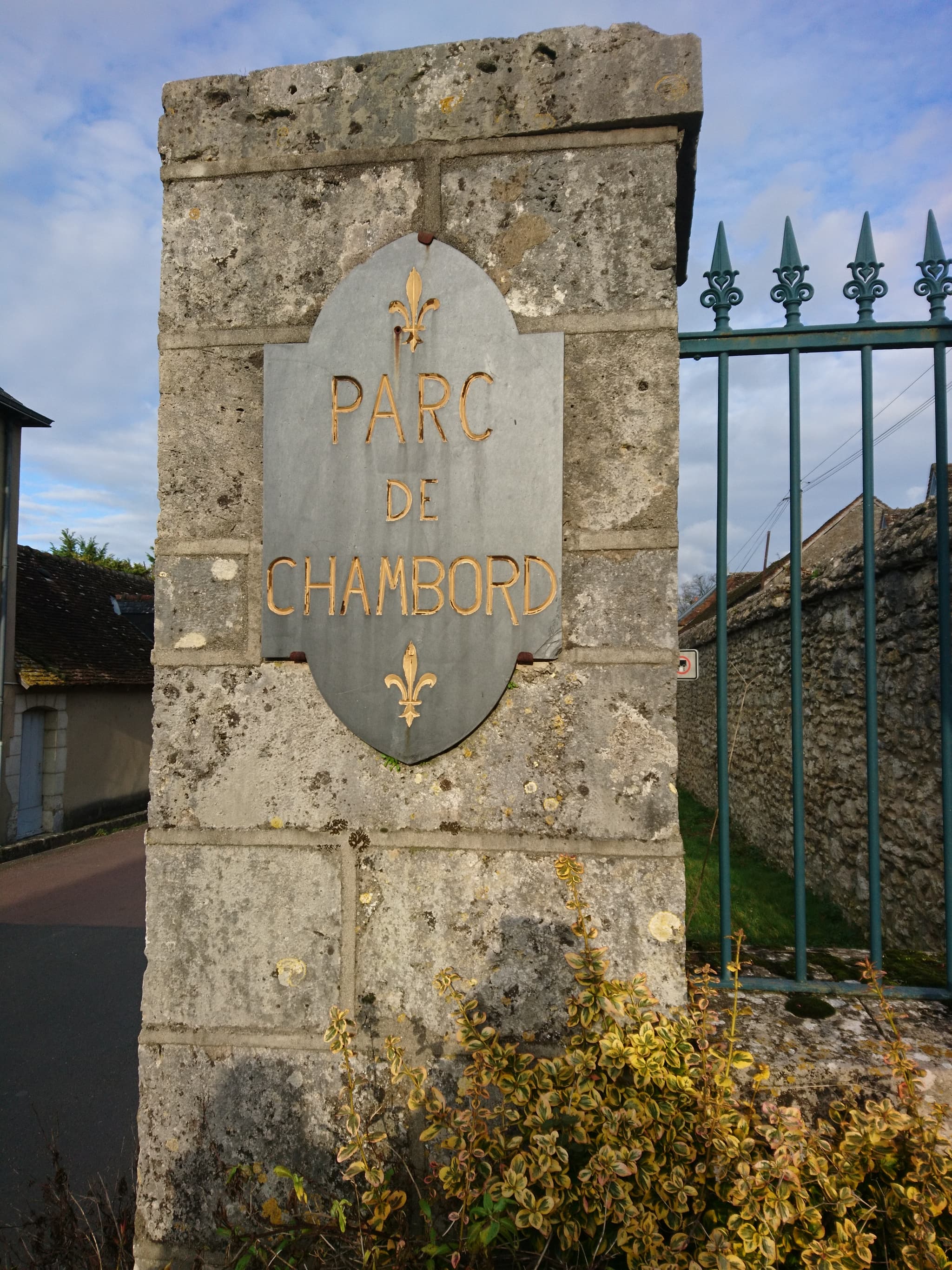 Entrée du parc de Chambord