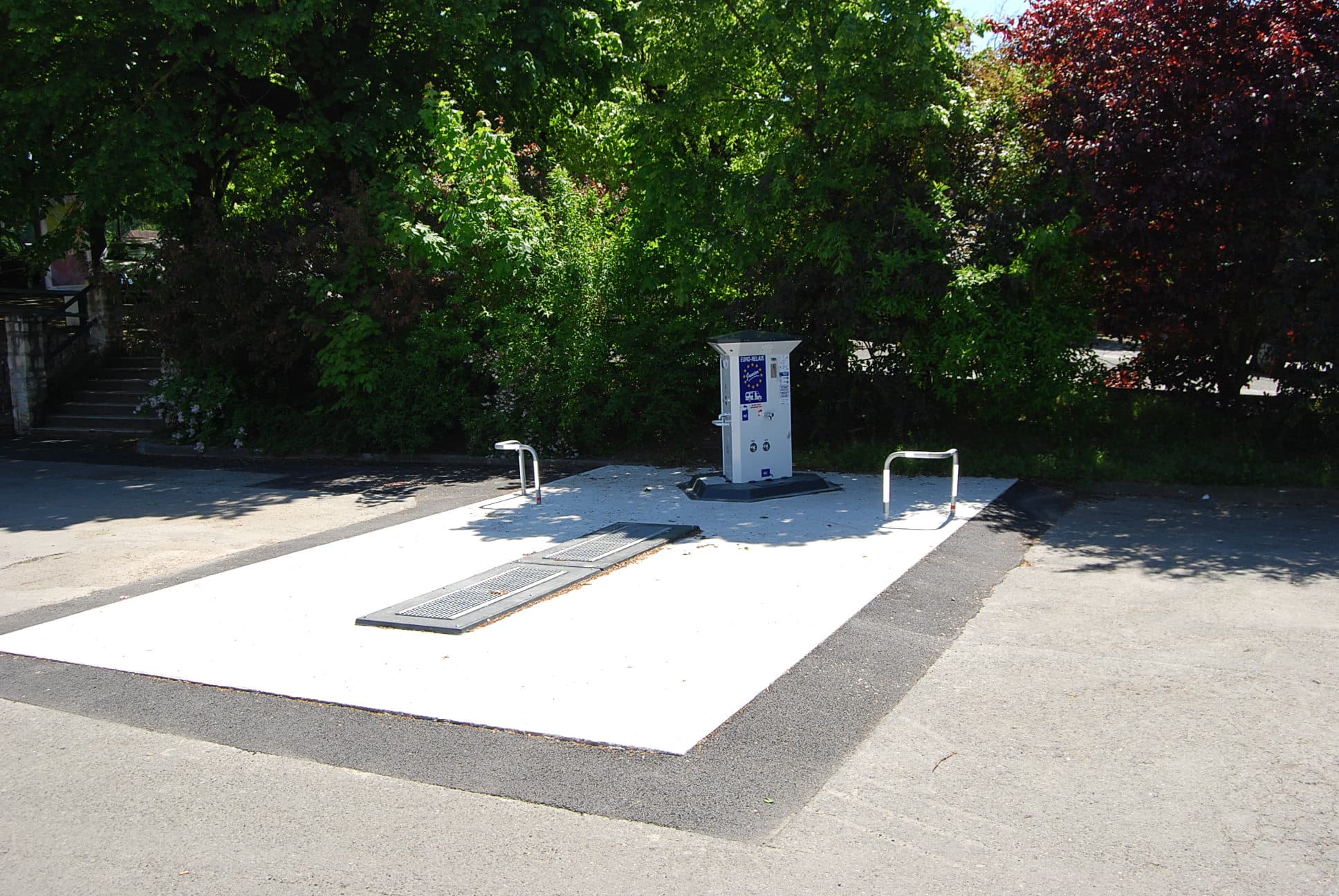 Borne camping car du Blanc