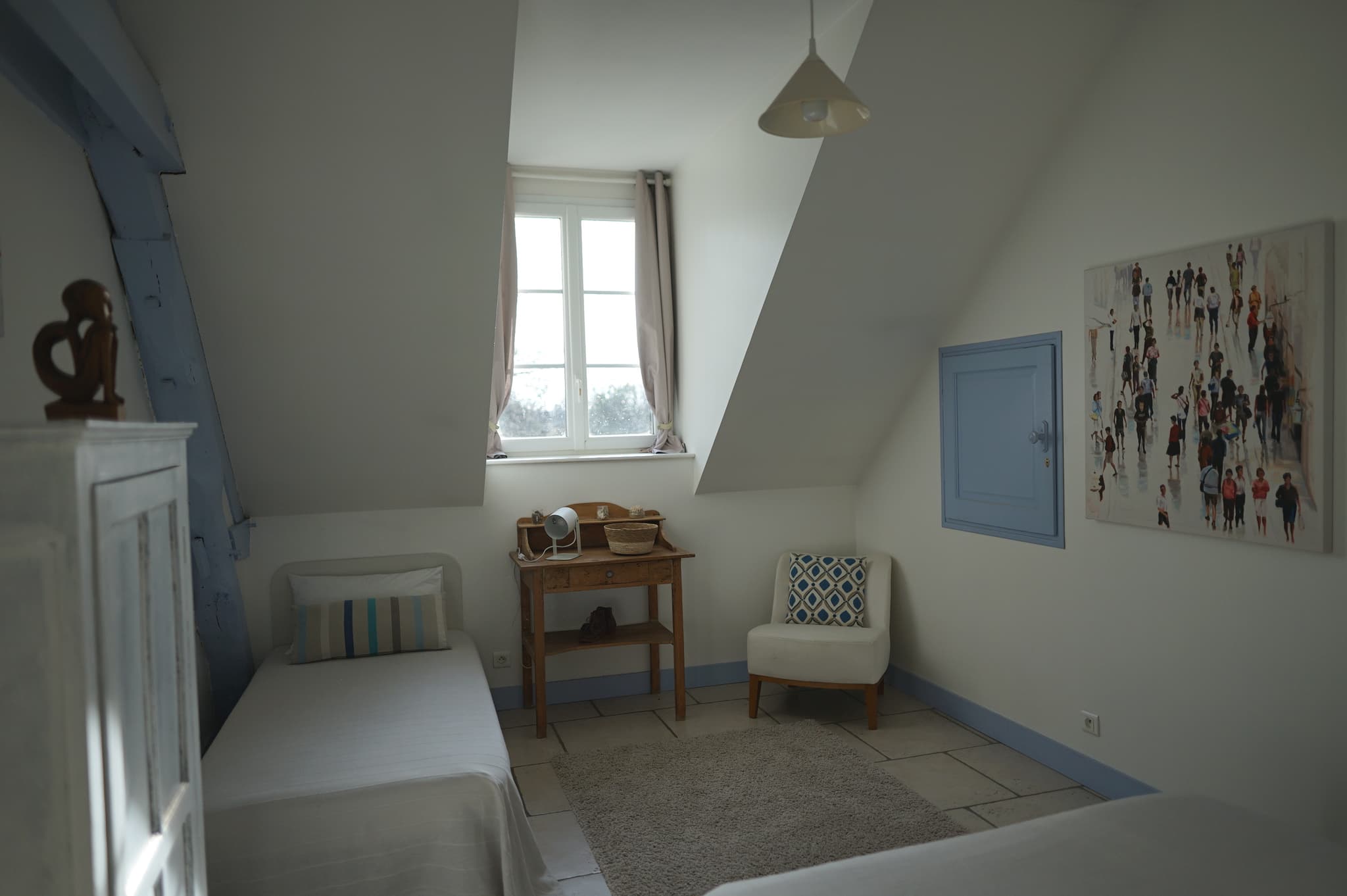 chambre bleue
