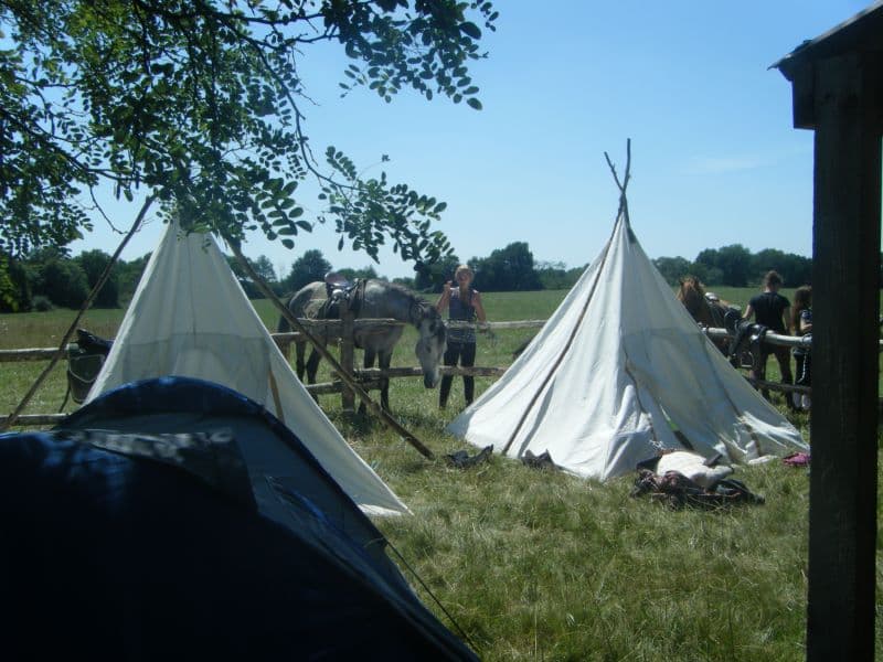 bivouac en tipi