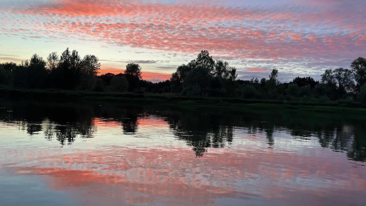 Dernières lueurs sur Loire