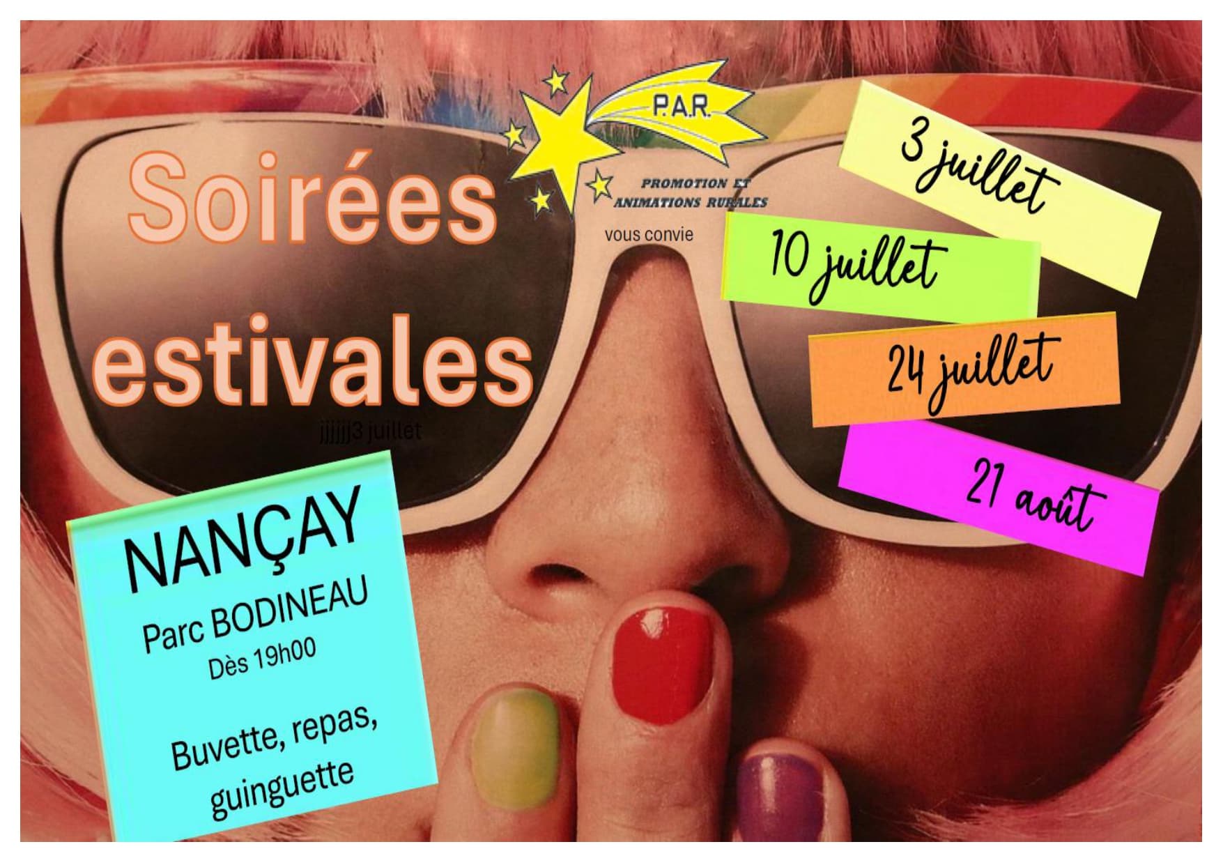 Affiche - Marché estival - Nançay