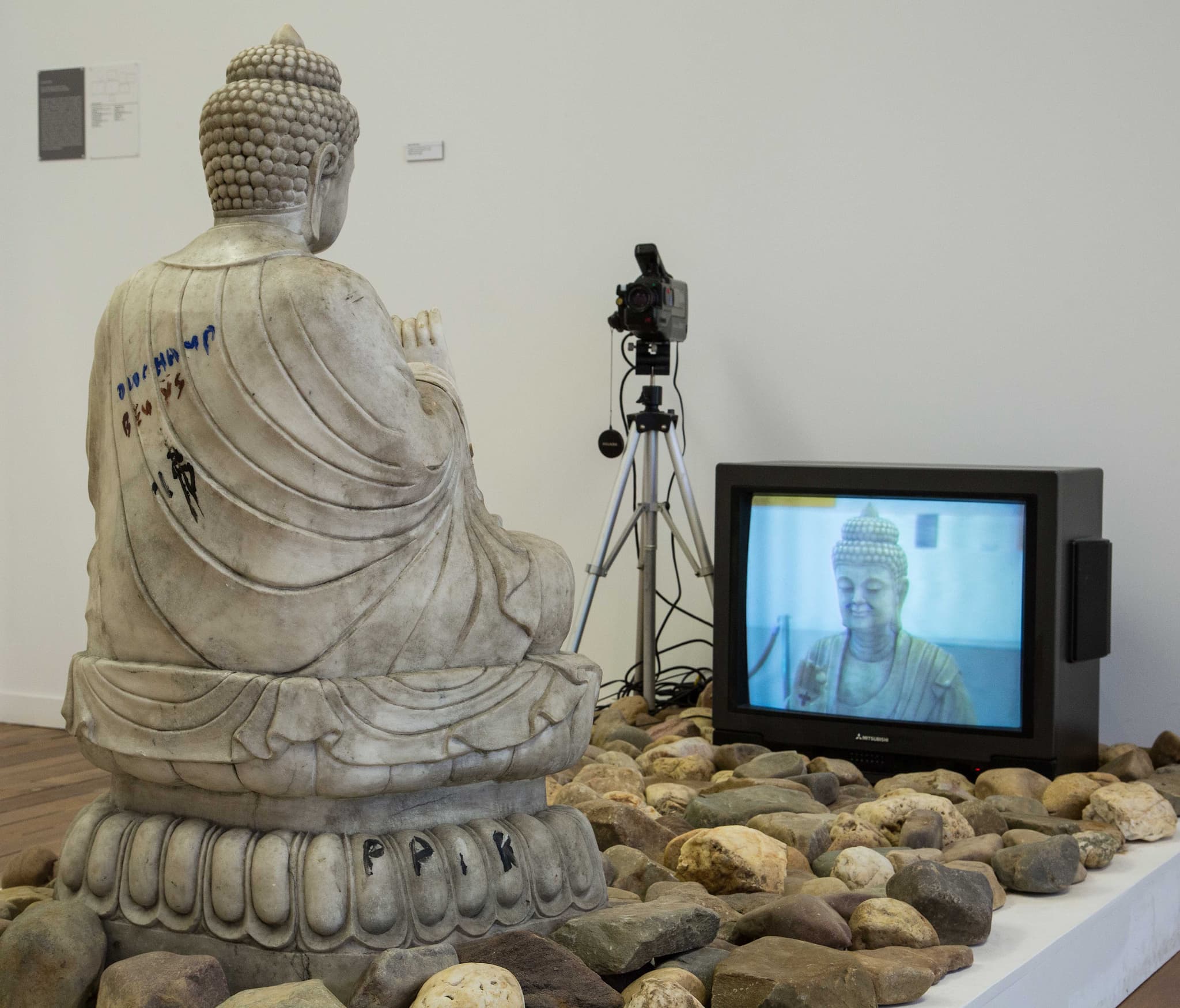 Nam June Paik, TV-Buddha Duchamp-Beuys, 1989 Collection Gino Di Maggio