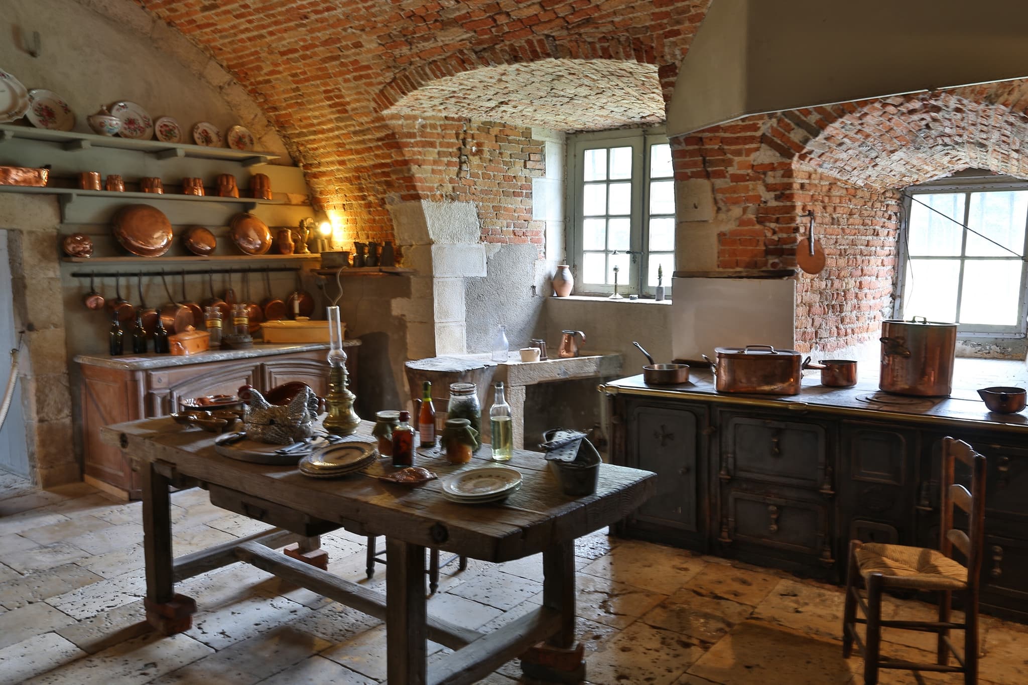 La Bussière - château - Cuisine