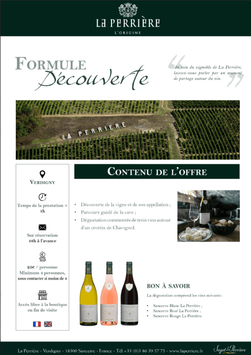 Formule découverte