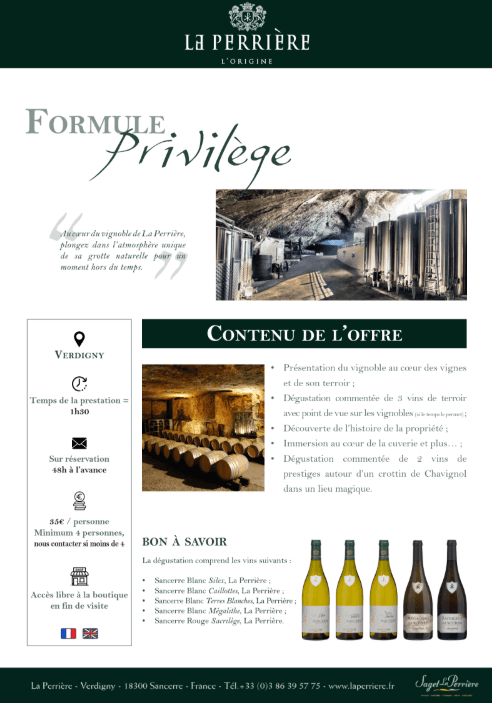 Formule privilège 1
