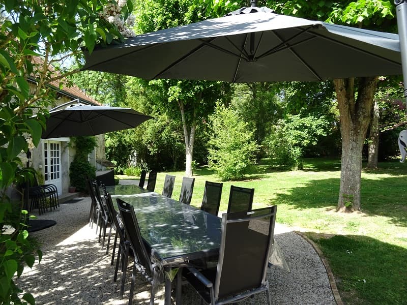 Gîte de la Roue - la terrasse