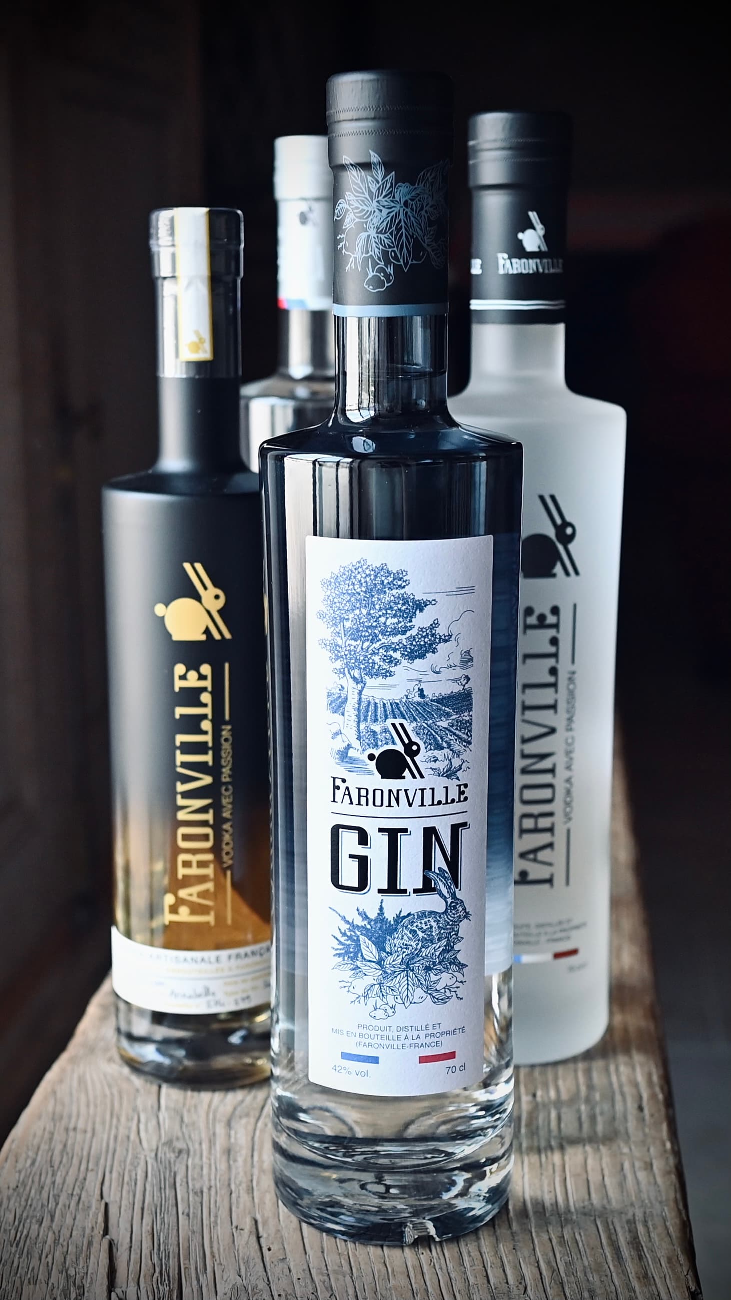 Gamme FARONVILLE Vodkas et Gin